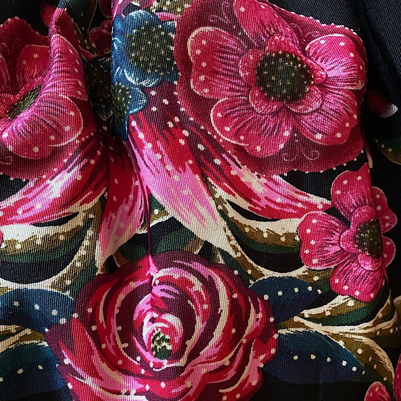 Forever 21 Garden Chic Dress Aline Black. RARE. Size Small. - Picture 5 of 10